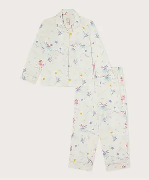 Monsoon Children Fairy Printed Pyjama Set - Ivory