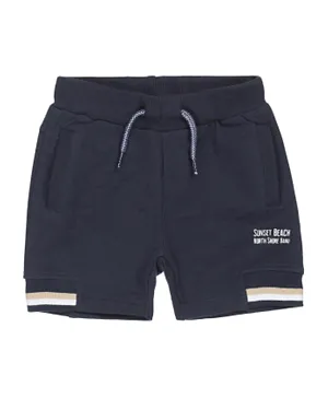 Dirkje Elastic Drawstring Shorts - Navy
