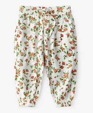 Jelliene Floral Pants - Multicolor