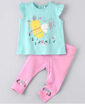 Lily and Jack T-Shirt and Leggings - Blue and Pink