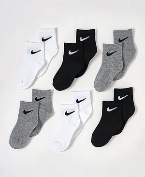 Nike 6 Pack Quarter Length Socks - Multicolor