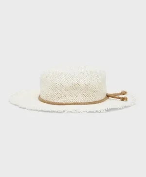 Name It Straw Hat - White