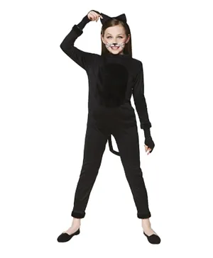 Party Magic Halloween Cat Costume - S-Black