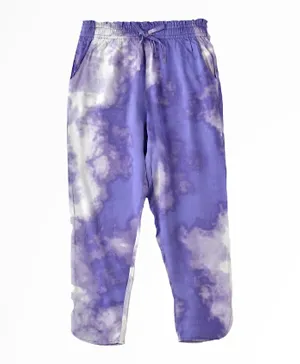 Jelliene Tie & Dye Trendsetter Pants - Purple