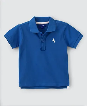 Jam Polo Neck T-Shirt - Blue
