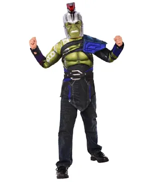 Rubie's  Hulk Muscle Top & Head Costume - Green