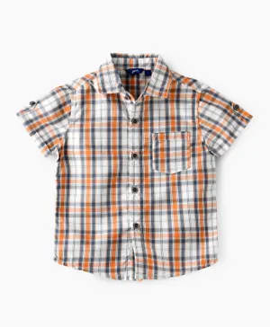 Jam All Over Checked Button Closure Shirt - Multicolor