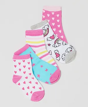 OVS 5 Pack Ankle Length Socks - Multicolor
