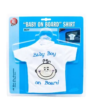All Ride Baby On Board Shirt Boy