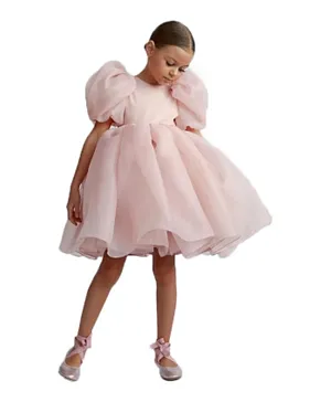 DDaniela Tulle Volume Dress - Pink