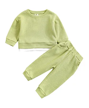 Kids Tales Sweatshirt & Sweatpants Set - Green