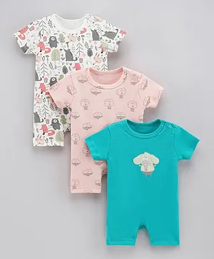 SAPS Pack of 3 Romper - Multicolor