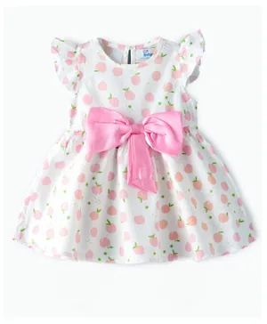 Babyqlo Fruity Bow Dress - Pink