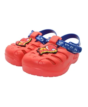 Babyqlo Kids Dinosaur Accented Clogs - Red