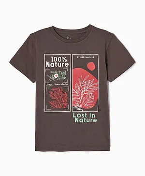 Zippy Lost in Nature T-Shirt - Brown