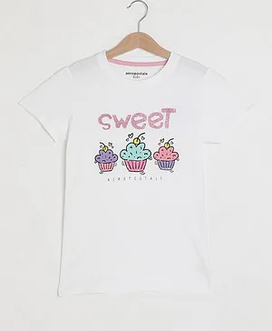 Aeropostale Sweet Graphic Tee - White