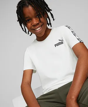 PUMA ESS Tape Camo Tee - White