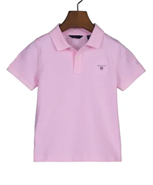 Gant Original Pique Polo Shirt - Pink