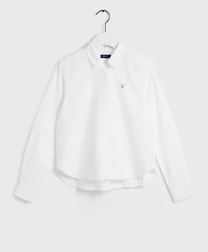 Gant Poplin Shirt - White