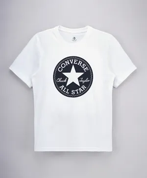 Converse Centre Front Chuck Patch Tee - White
