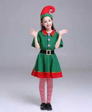 Babyqlo Adorable Elf Costume Set - Multicolor