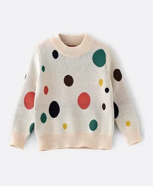 Babyqlo Polka Dots Sweater - Multicolor