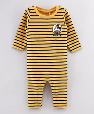 Name It Disney Mickey Mouse Romper - Amber Gold