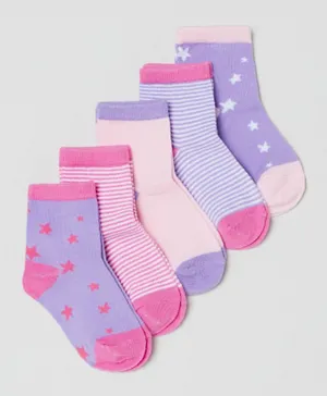 OVS 5 Pack Ankle Length Socks - Multicolor