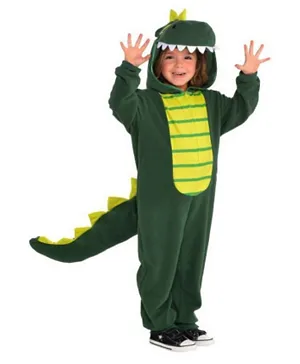 Costumes USA Party Centre Zipster Dinosaur Costume - Green Yellow