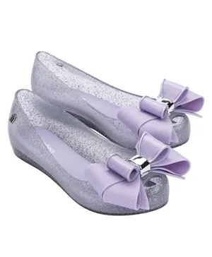 Mini Melissa Ultragirl Sweet Glitter Ballerinas - Lilac