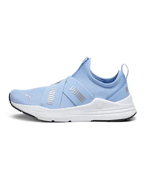PUMA Wired Run Slip On Flash Jr Shoes - Blissful Blue