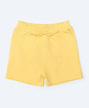 R&B Kids Knitted Shorts - Yellow