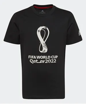 adidas FIFA World Cup 2022 Official Emblem T-Shirt - Black