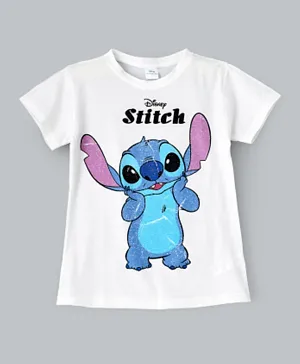 Disney Stitch  T-Shirt - White