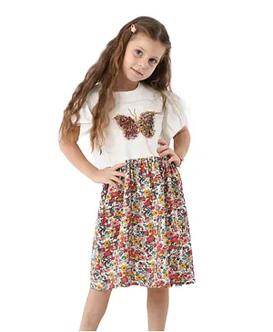 Urbasy Floral Dress - Multicolor