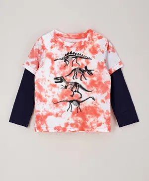 The Children's Place Dino T-Shirt - Blood Orange