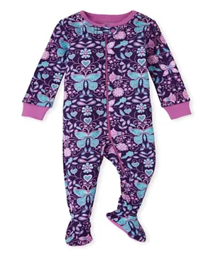 The Children's Place All Over Printed Sleepsuit - Purple