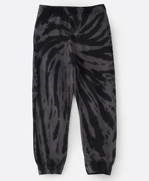 Jelliene Full Length All Over Print Lounge Pants - Black