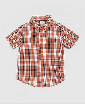 Zarafa Checked Shirt - Orange