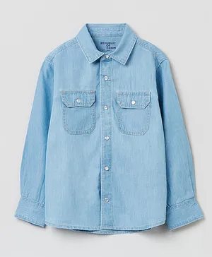 OVS Republic Of Denim Shirt - Blue