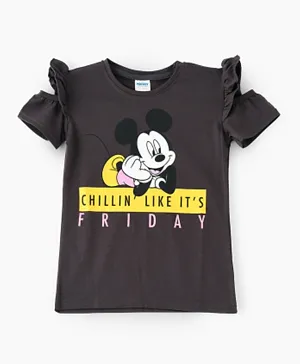 Disney Mickey Mouse Friday Top - Deep Purple