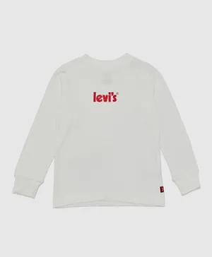 Levi's Casual Logo Printed Graphic T-Shirt - White