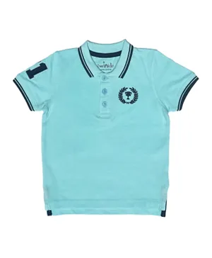 Twinkle Kids Embroidered Polo T-Shirt - Blue