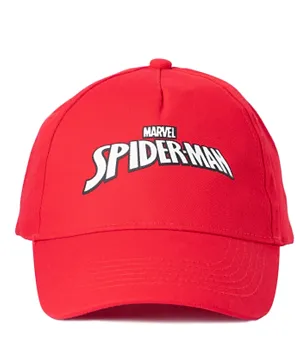 Marvel Spiderman Snapback Summer Cap - Red