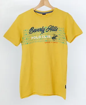 Beverly Hills Polo Club Keeping It Simple Tee - Mustard