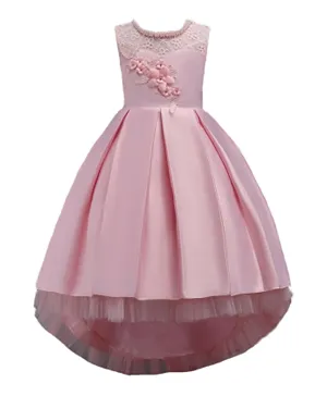 DDaniela Long Tail Flower Dress - Pink
