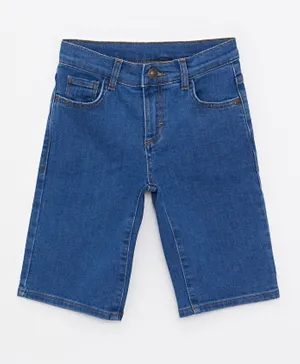 LC Waikiki Basic Denim Shorts - Blue