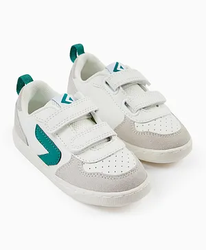 Zippy Perforated Mesh Lining Shoes - White
