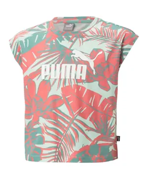 PUMA Flower Power All Over Printed T-Shirt - Multicolor