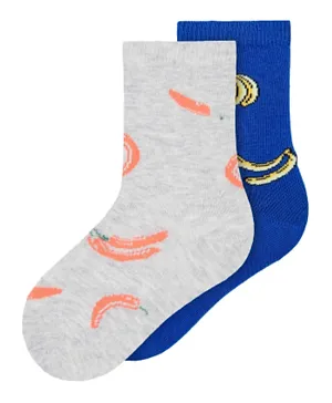 Name It 2 Pack Surf The Web Socks - Multicolor